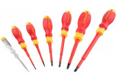 Stanley STHT60031-0 Tournevis isolés VDE (plats+PZ+testeur), jeu de 7 pieces