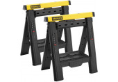Stanley STST1-70559 Treteaux pliables telescopiques lot de 2 pcs