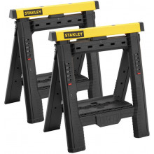 Stanley STST1-70559 Treteaux pliables telescopiques lot de 2 pcs