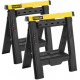 Stanley STST1-70559 Treteaux pliables telescopiques lot de 2 pcs