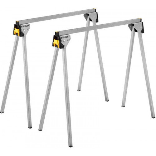 Stanley STST81337-1 Paire de tréteaux en métal, jusqu'a 450 kg Stanley STST81337-1 Paire de tréteaux en métal, jusqu'a 450 kg