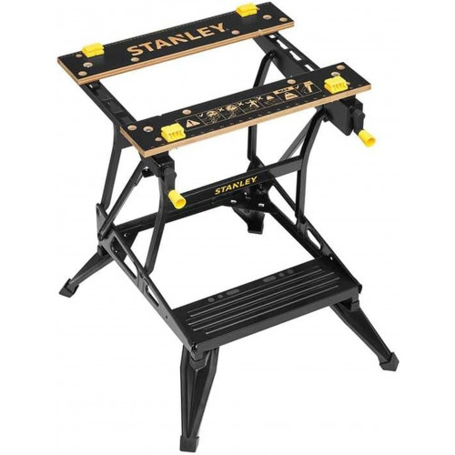 Stanley STST83400-1 FatMax Etabli etau pliable 2en1, 250 kg, 61 x 37 cm