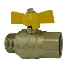 STENO vanne a boisseau sphérique pour gaz avec poignée papillon, 1", 03100100