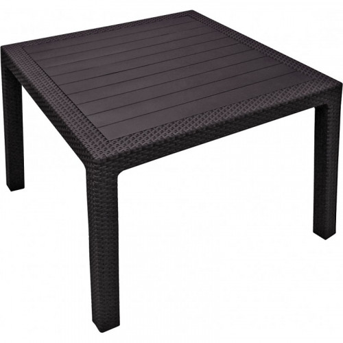 KETER MELODY QUARTED Table de jardin, 95 x 95 x 75 cm, marron 17197992