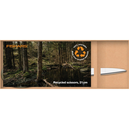 Fiskars Ciseaux recyclés, 21 cm, paquet cadeau 1059075