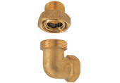 FERRO Raccord coudé en laiton avec joint torique 5/4" SGU10