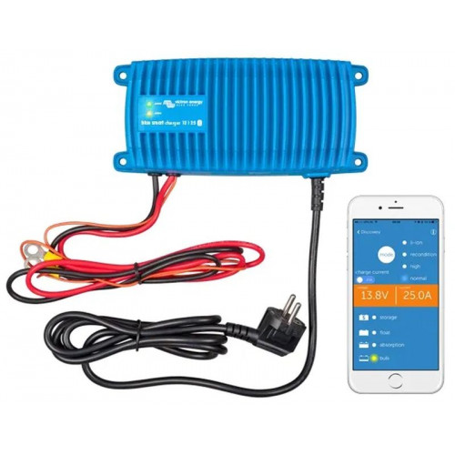Victron Energy Blue Smart Chargeur de batterie IP67 24V/12A, étanche BPC241247006 Victron Energy Blue Smart Chargeur de batterie IP67 24V/12A, étanche BPC241247006