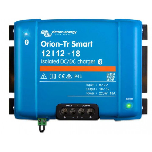 Victron Energy DC-DC Orion-Tr Smart Chargeur 12/12-18A (220W), isolé ORI121222120 Victron Energy DC-DC Orion-Tr Smart Chargeur 12/12-18A (220W), isolé ORI121222120