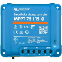 Victron Energy SmartSolar MPPT 75/15 Régulateur Solaire (12/24V-15A) SCC075015060R