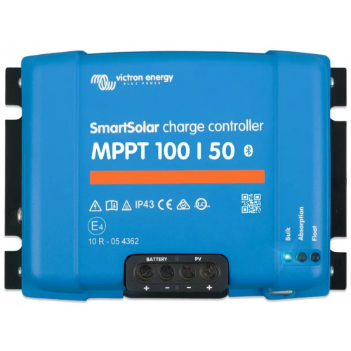 Victron Energy SmartSolar MPPT 100/50 Régulateur Solaire (12/24V-50A) SCC110050210 Victron Energy SmartSolar MPPT 100/50 Régulateur Solaire (12/24V-50A) SCC110050210
