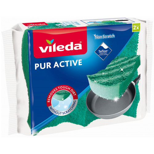 VILEDA PUR Active Éponge 2 pcs. 116509