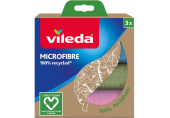 VILEDA Microfibre 100% recyclée Lavette 3 pcs. 168311