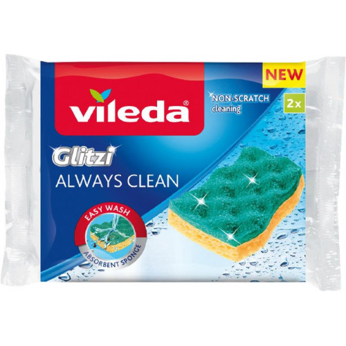 VILEDA Glitzi Always Clean L’éponge ultra-absorbant 2 pcs. 168528