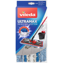 VILEDA UltraMax Micro & Cotton Recharge pour balai plat ULTRAMAX 141626