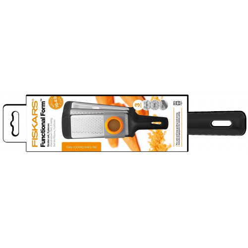 Fiskars Set râpe fine, râpe grossiere et coupe-légumes 1014414