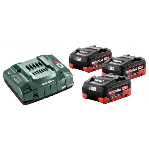 Metabo Basic-Set LiHD (3x5,5Ah/18V) 685074000