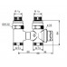 HEIMEIER Racc. avec vidange VEKOLUX 1/2" Droit, Taraud. fem., Systéme monotube 0534-50.000