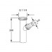 KLUDI tube ajustable O 32 mm 1046205-00