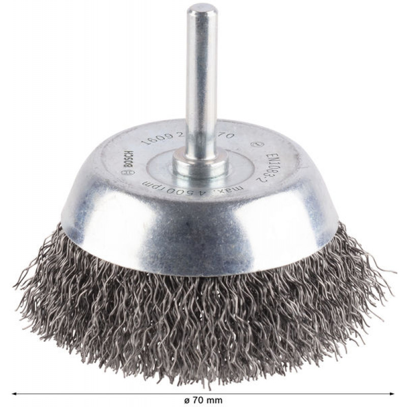Bosch Accessories Brosse Boisseau Ondulée Clean For Metal X-LOCK 75mm
