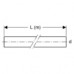 Geberit Rallonge de tube de chasse 152.170.16.1