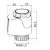 HEIMEIER EMO T 230V AC, 1m, (NO) Servomoteur thermique normalement fermé 1837-00.500