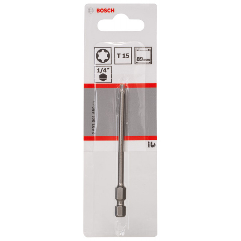 Bosch Embout Torx Pro T15 qualité extra dure 25 mm / 3 pcs