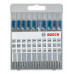 BOSCH Lames de scie sauteuse Basic for Metal, set de 10 pieces 2607010631