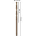 BOSCH Forets a métaux rectifiés HSS-Co, DIN 338 3,2 x 36 x 65 mm 2608585877