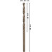 BOSCH Forets a métaux rectifiés HSS-Co, DIN 338 3,3 x 36 x 65 mm 2608585878