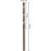 BOSCH Forets a métaux rectifiés HSS-Co, DIN 338 3,5 x 39 x 70 mm 2608585879