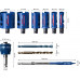 BOSCH Coffret de 10 scies trépans EXPERT Construction Material, 2608900490