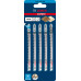 BOSCH Lame de scie sauteuse EXPERT 'Wood 2-side clean' T 308 BP, 5 pces 2608900558