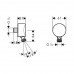 Hansgrohe Fixfit S chrome 27506000