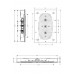 Hansgrohe Douche de tete Raindance Rainmaker 680 mm x 460 mm avec éclairage 28418000