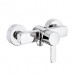 KLUDI Zenta Mitigeur mocommandé douche, chromé/blanc 388709175