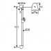 KLUDI Standard Barre de douche 60 cm Chrome 6048005-00