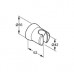 KLUDI Sirena Support mural pour flexible 6305005-00