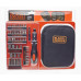 Black & Decker A7104-XJ Jeu d’embouts et de douilles (56ks) avec tournevis a cliquet
