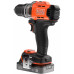 Black & Decker BCD382D2XK-QW Perceuse-visseuse (45Nm/18V/2x2,0Ah), coffret
