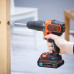 Black & Decker BDCHD18BAFC-QW Perceuse a percussion (40Nm/18V/2x1,5Ah), coffret