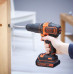 Black & Decker BDCHD18KB-QW Perceuse a percussion sans fil (40Nm/18V/2x1,5Ah), mallette