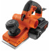 Black & Decker KW750K-QS Rabot (750W/82mm/0-2mm), lames TCT, mallette