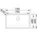 BLANCO CLARON 700-U Infini Évier , Inox satiné 521581