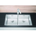BLANCO CLARON 400/400 IF Évier double Acier inoxydable satiné 521617