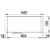 BLANCO CLARON 400/400 IF Évier double Acier inoxydable satiné 521617
