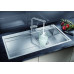 BLANCO DIVON II 5 S-IF Infini Évier, avec égouttoir et commande excentrique , inox 521660