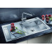 BLANCO DIVON II 5 S-IF Infini Évier, avec égouttoir et commande excentrique , inox 521660