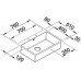 BLANCO CLARON 700-IF/A Évier, Inox Durinox 523394