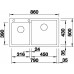 BLANCO PLEON 9 Silgranit PuraDur Evier Béton 525310