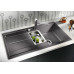BLANCO METRA 6 S SILGRANIT Évier, avec commande de vidage, noir 525926